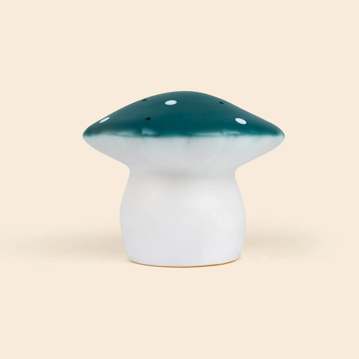 LAMP MUSHROOM MEDIUM NATURAL TEAL
