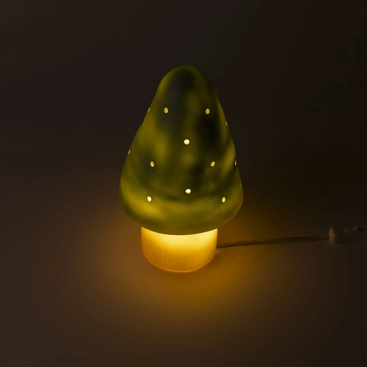LAMP SMALL MUSHROOM ALMOND