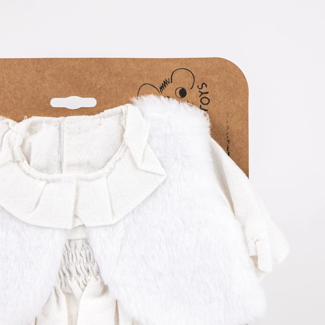 WHITE DRESS/WHITE JACKET