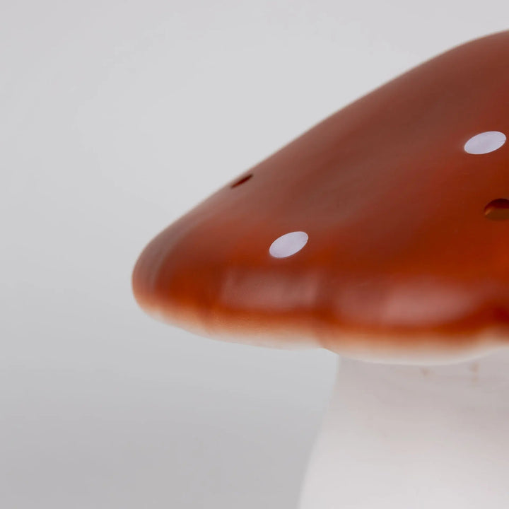 LAMP LARGE MUSHROOM RED BRICK