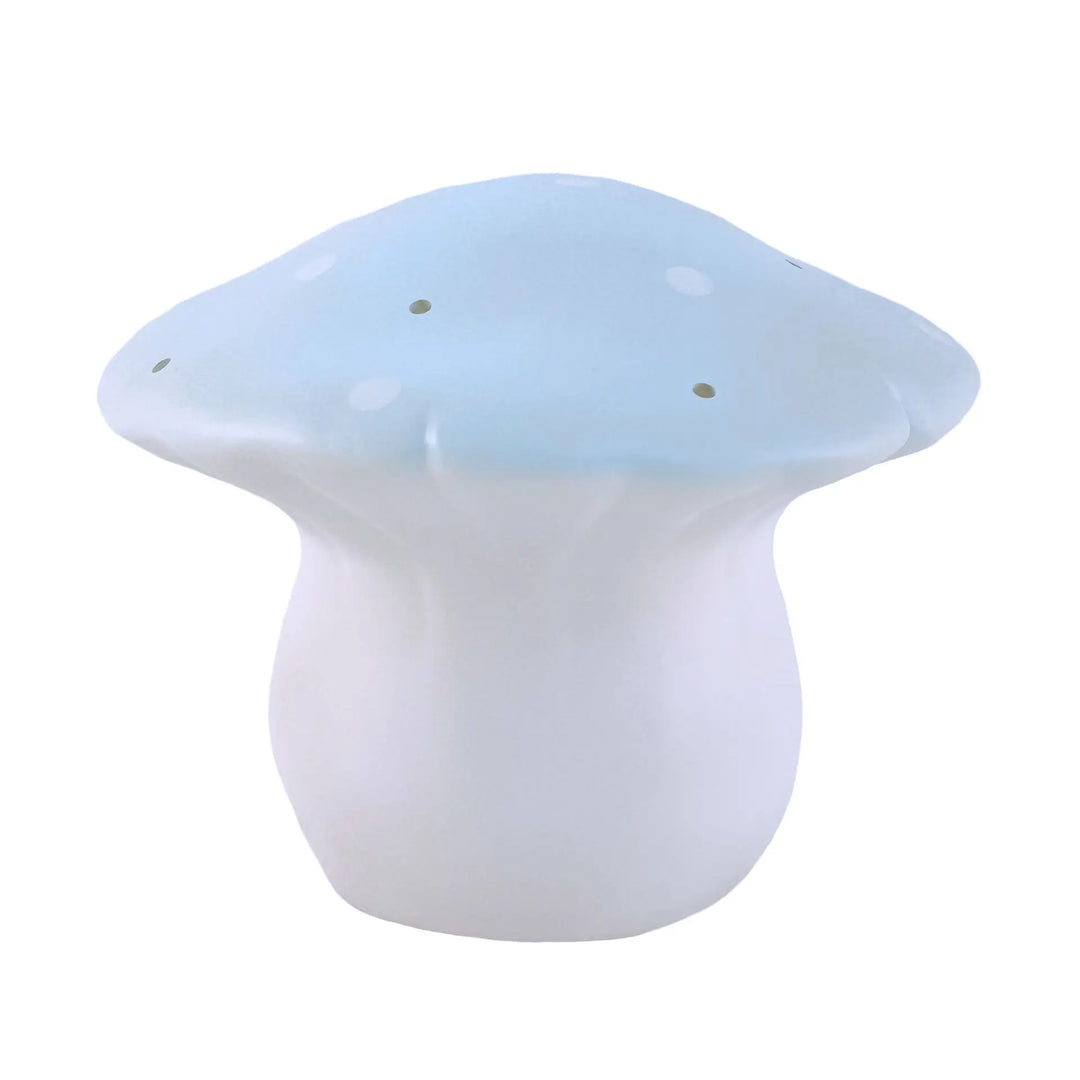 LAMP MUSHROOM MEDIUM BLUE