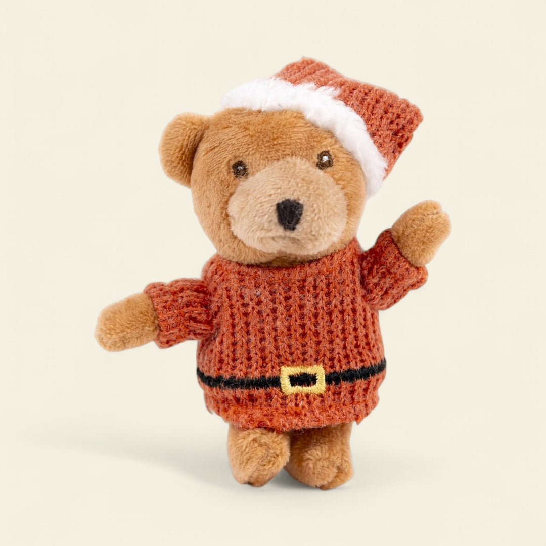 Santa Bear miniature