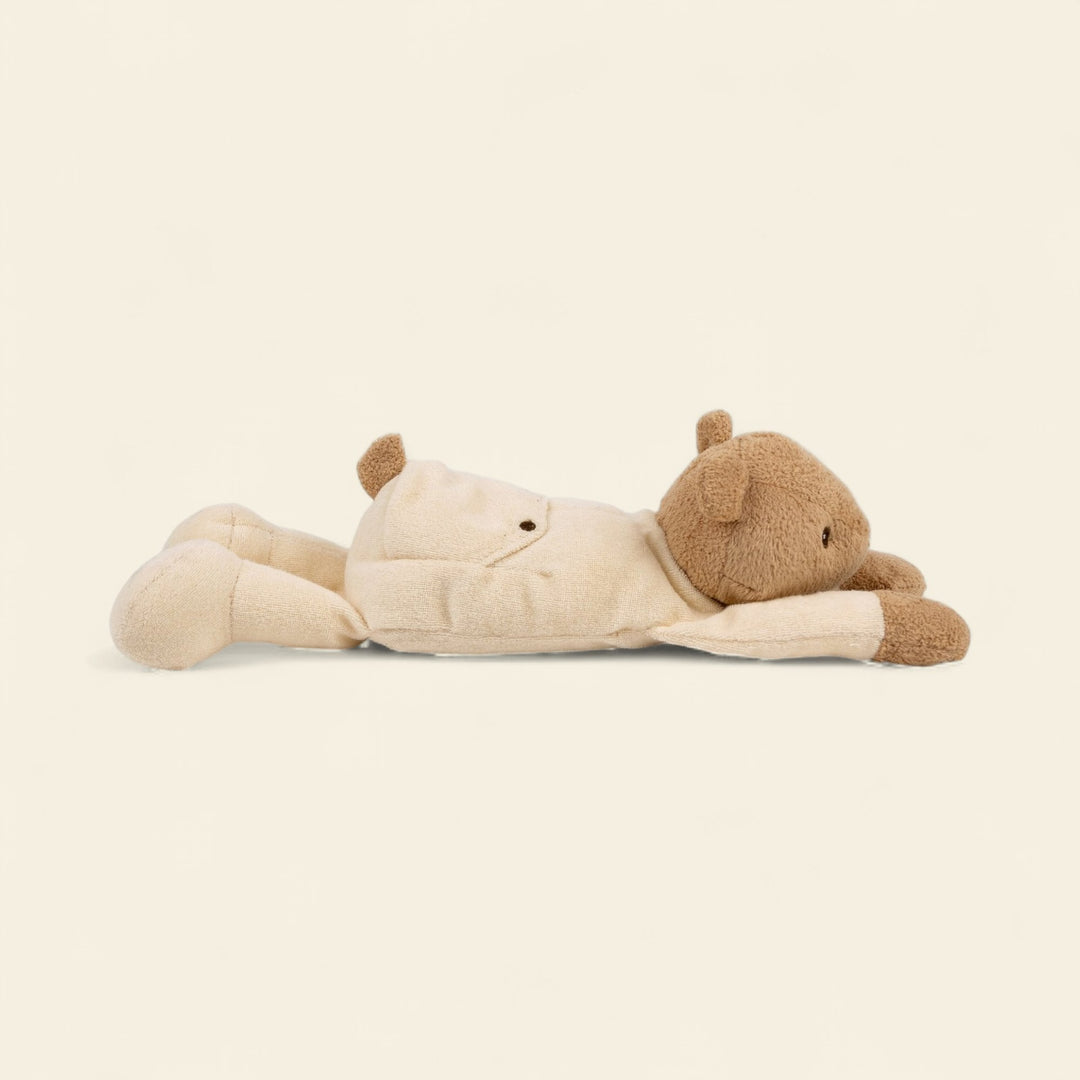 Weighted bear in pyjamas
