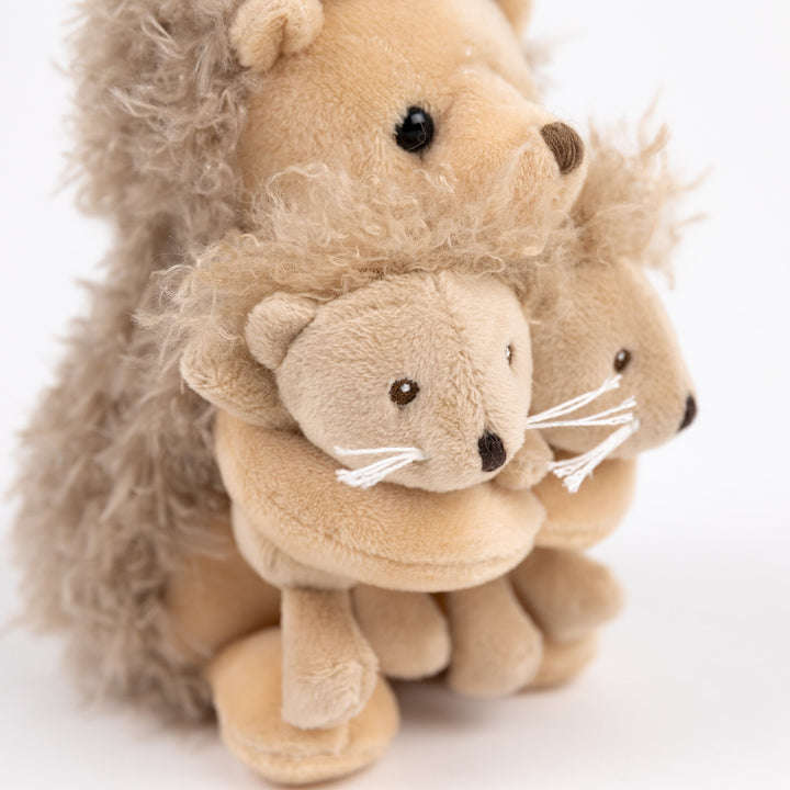 Hedgehog with twins
