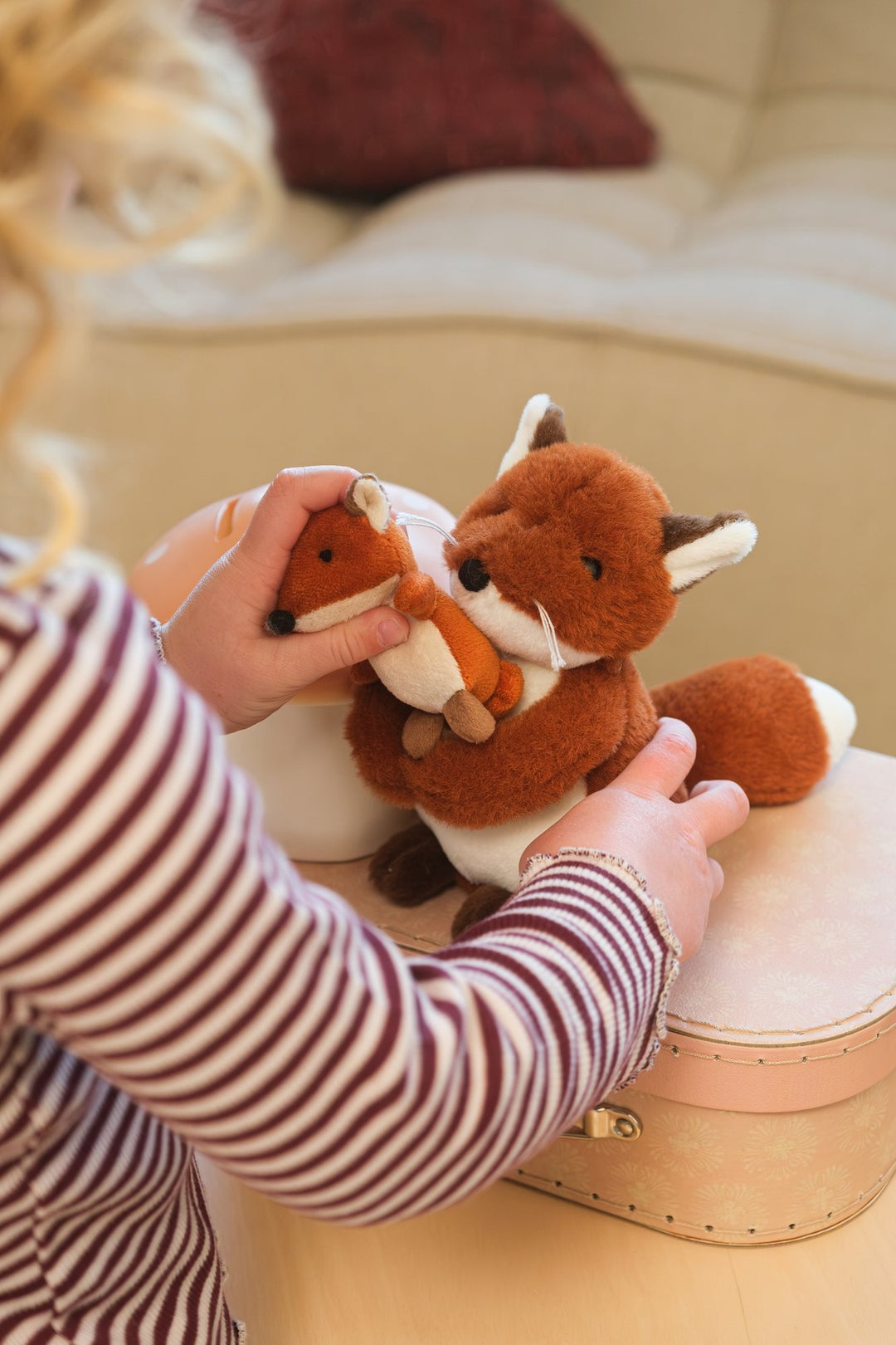 Fox with baby