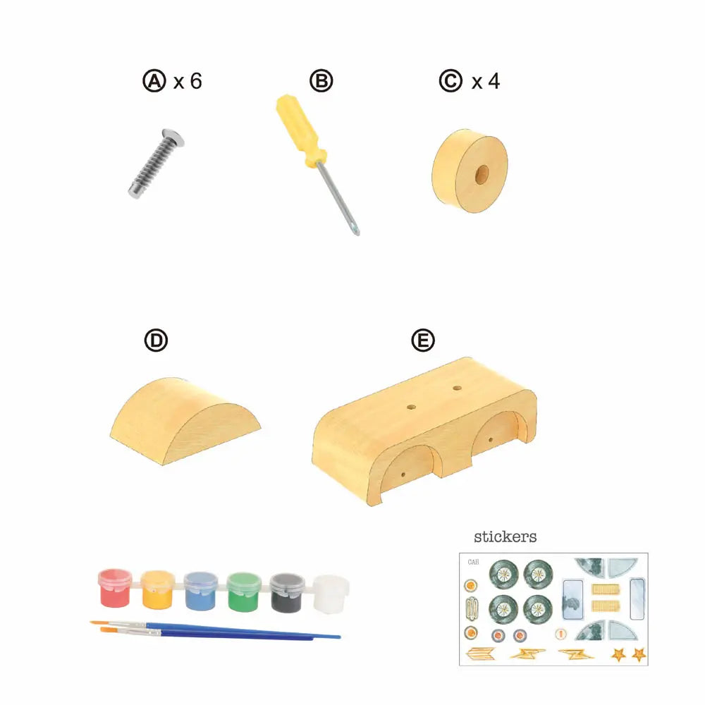 DIY WOODEN CAR