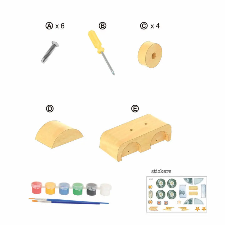 DIY WOODEN CAR