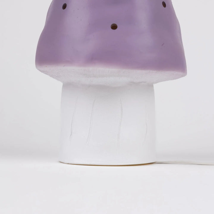 LAMP SMALL MUSHROOM LAVENDER