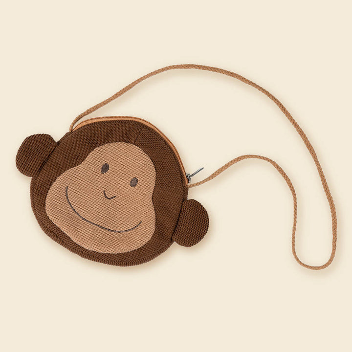 Paulo monkey plush handbag