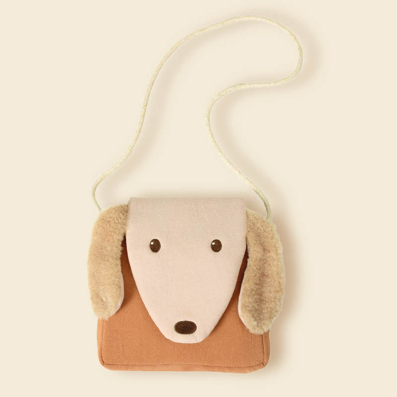Dog plush handbag
