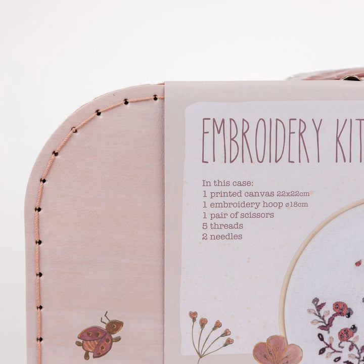 EMBROIDERY KIT LADYBUGS