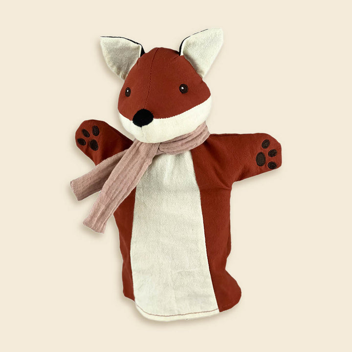Fox hand puppet