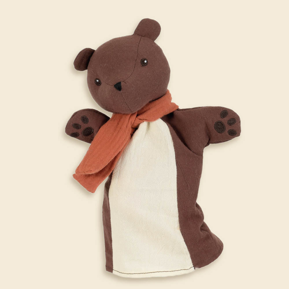 Bear hand puppet