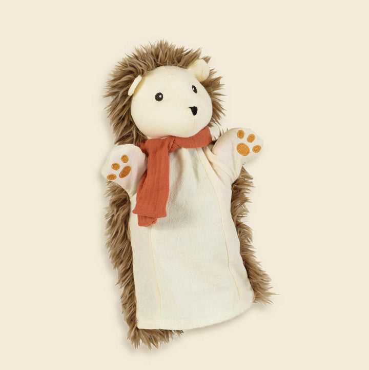 Hedgehog hand puppet