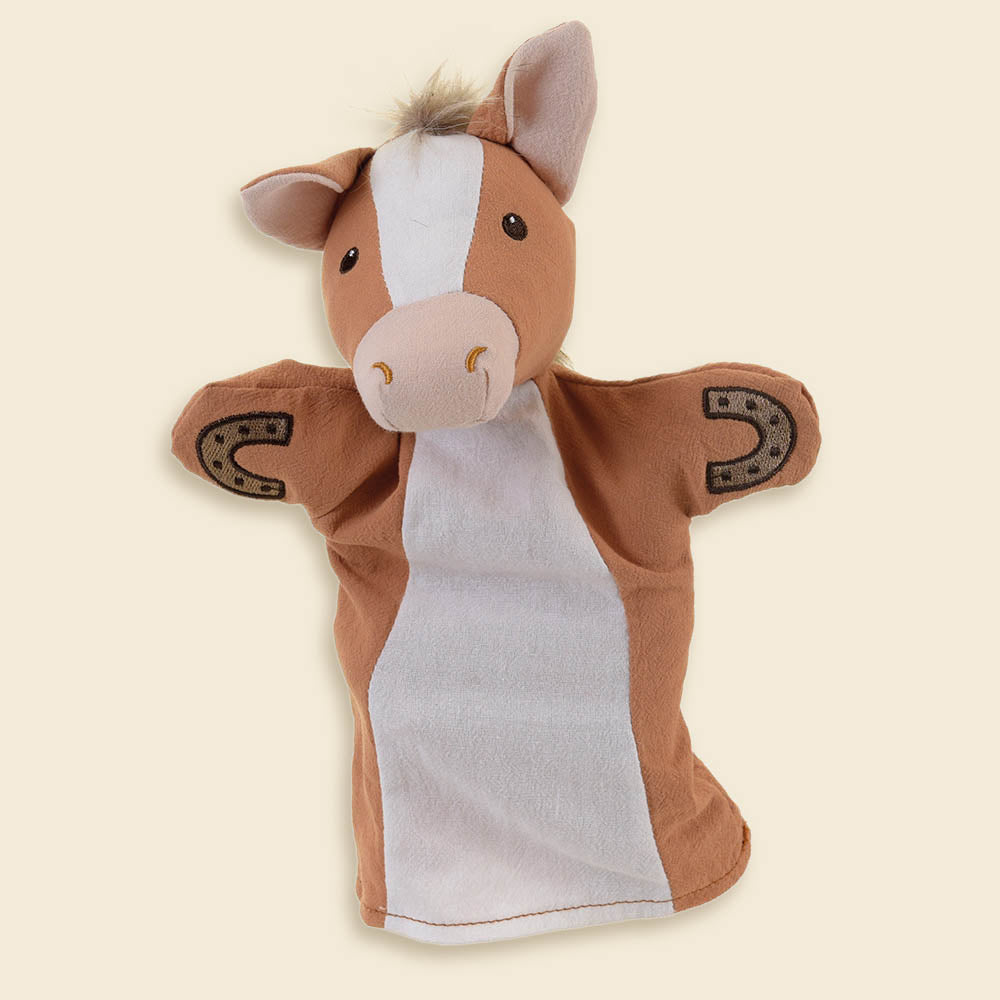Horse hand puppet
