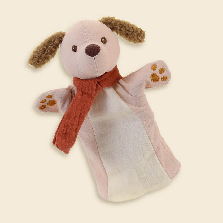 Dog hand puppet