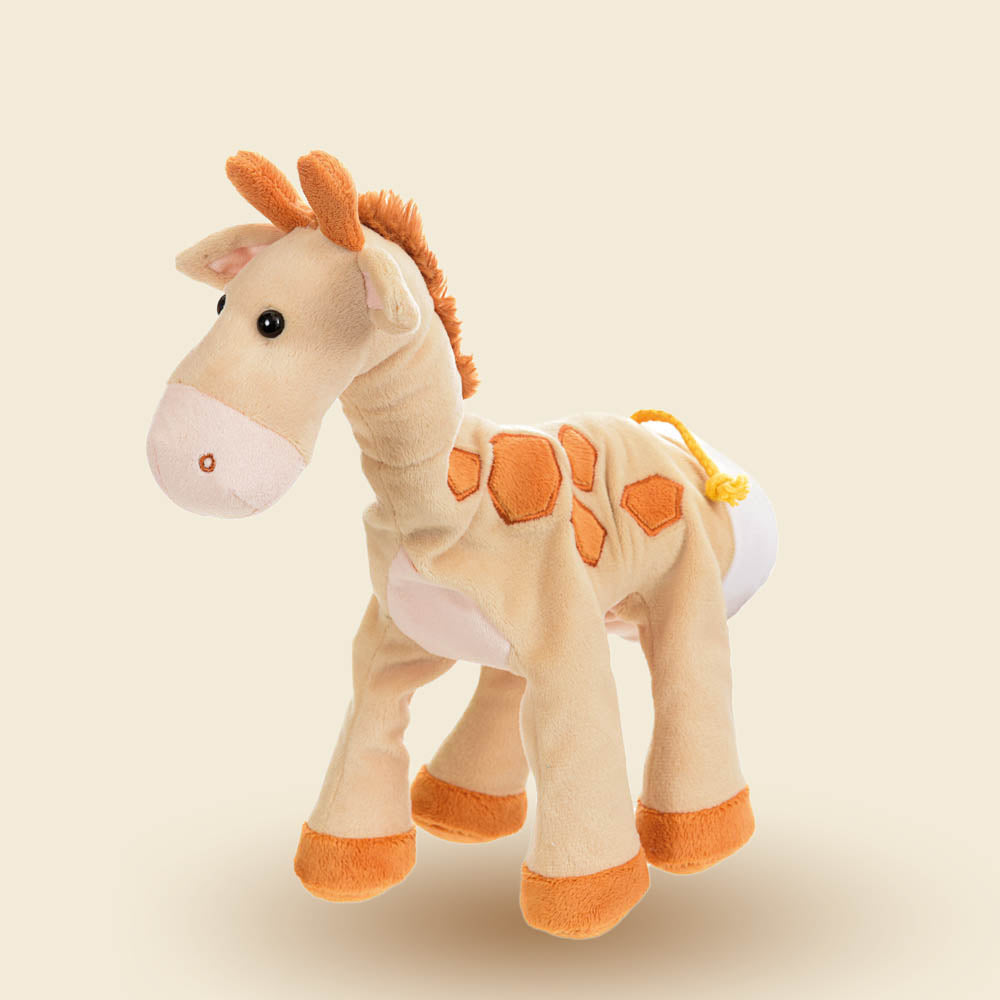 Giraffe hand puppet