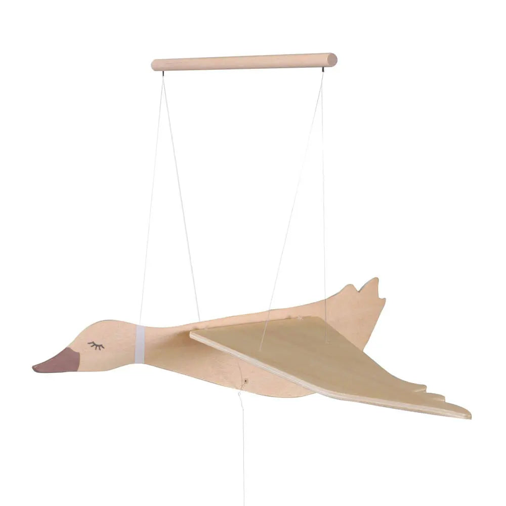 WOODEN FLYING GOOSE