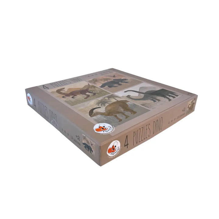 4 PUZZELS DINOSAUR