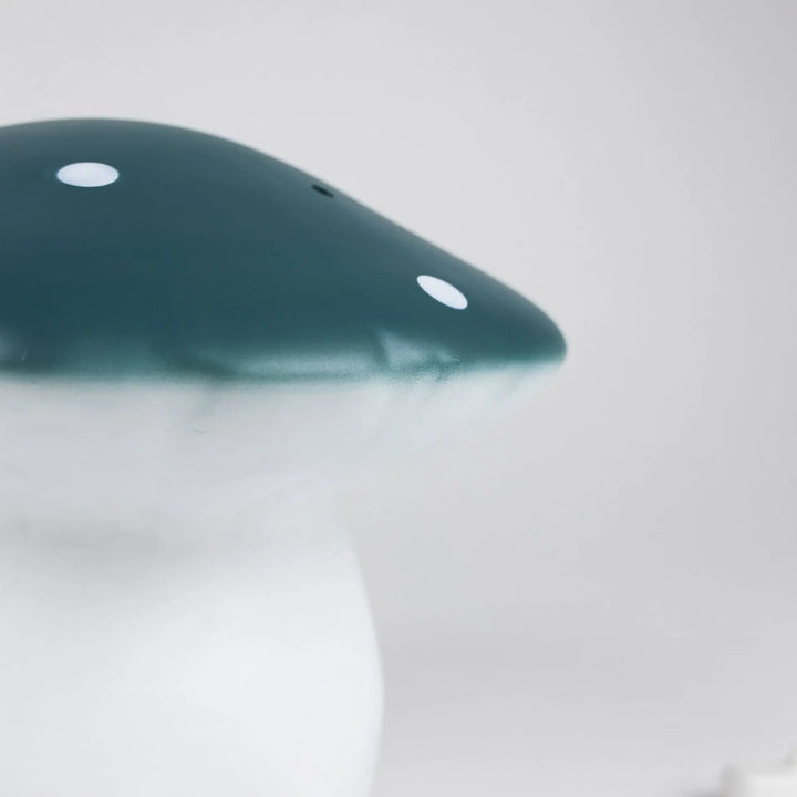 LAMP MUSHROOM MEDIUM NATURAL TEAL