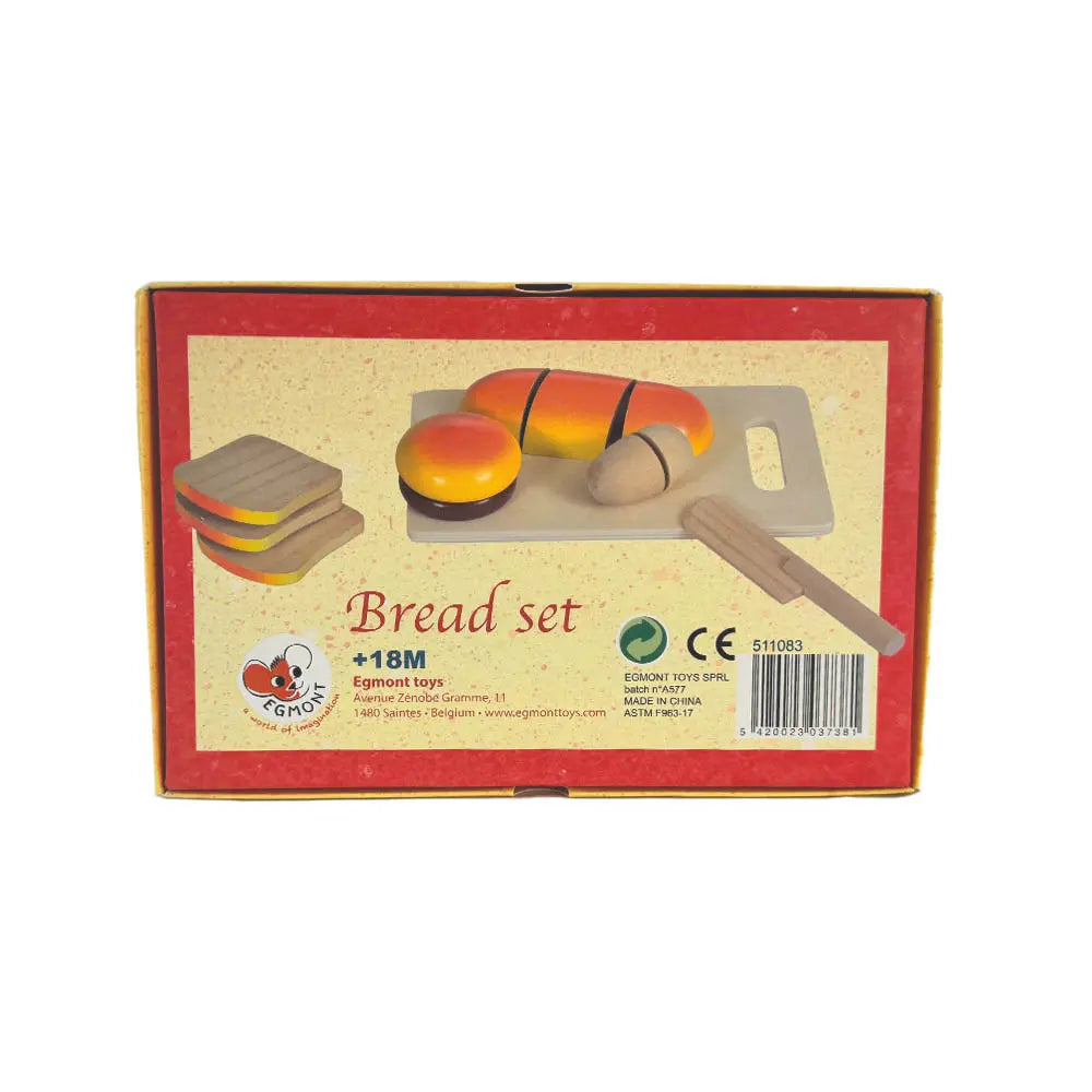 WOODEN BREAD SET
