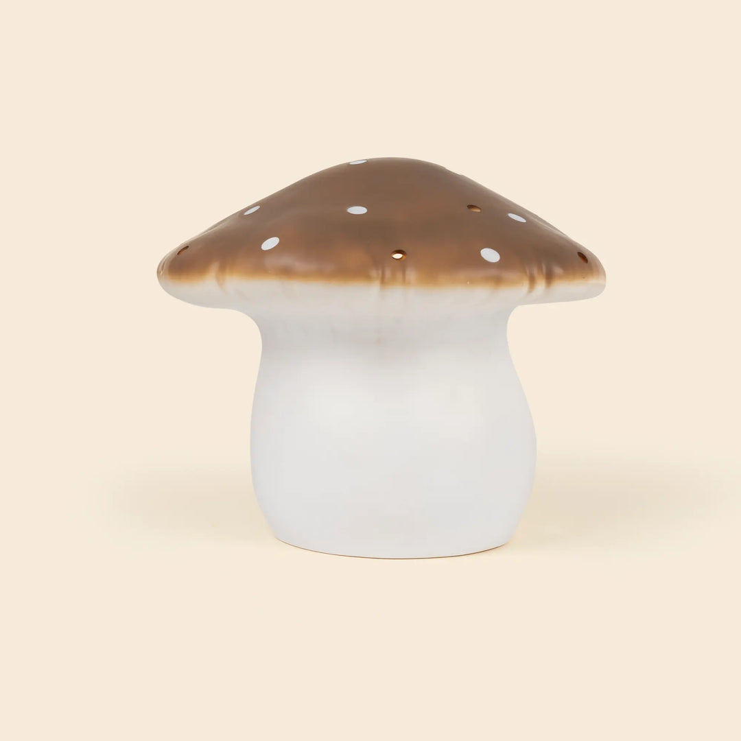 LAMP LARGE MUSHROOM CHOCO