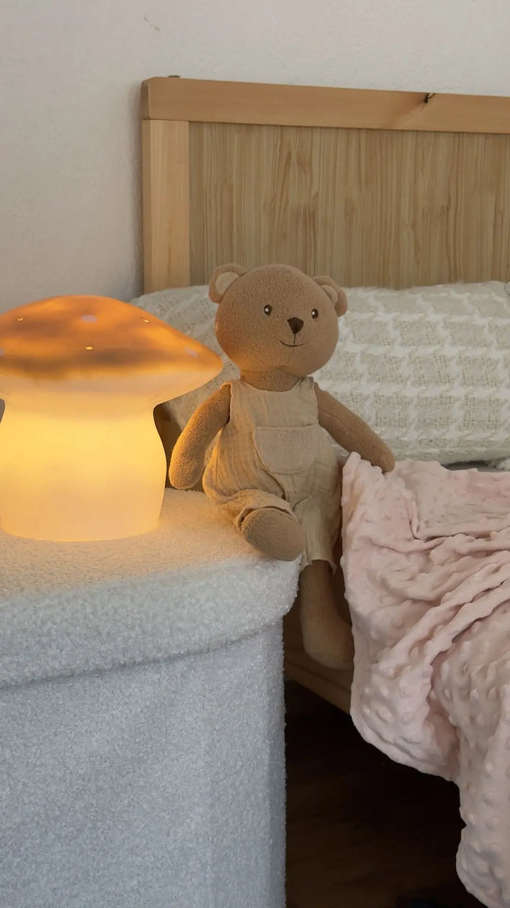 LAMP LATGE MUSHROOM MOKKA