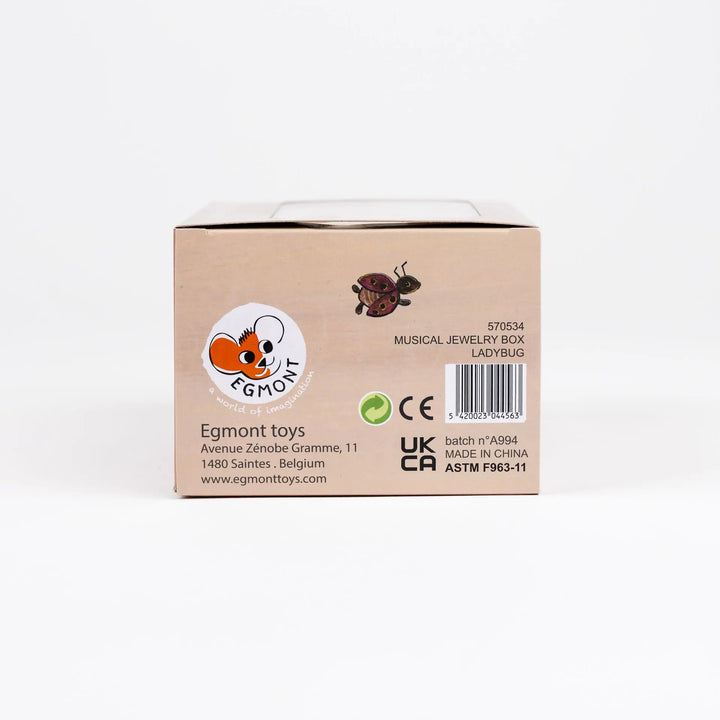 MUSICAL JEWELRY BOX LADYBUG