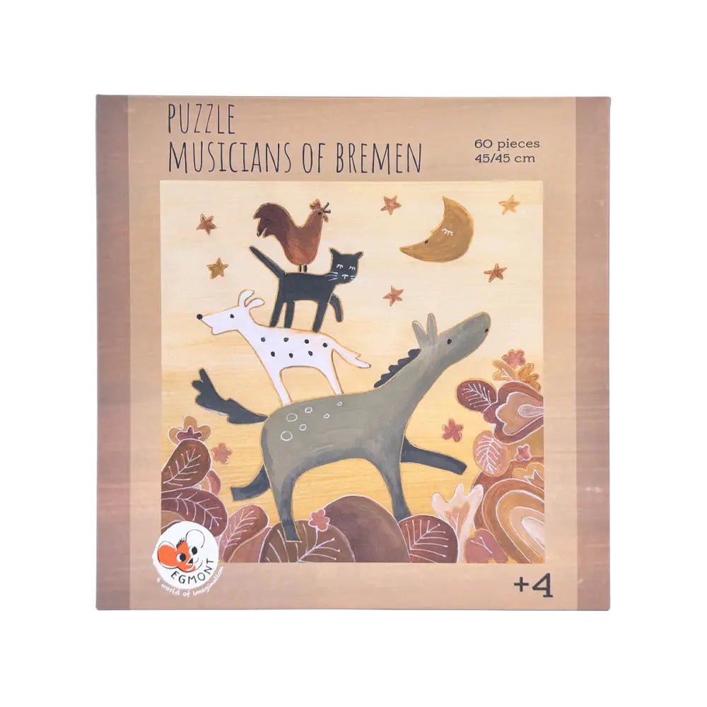 PUZZLE 60 PCS BREMEN MUSICIANS