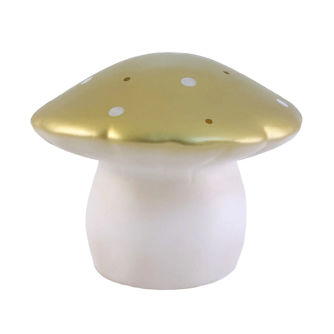 LAMP MUSHROOM MEDIUM GOLD