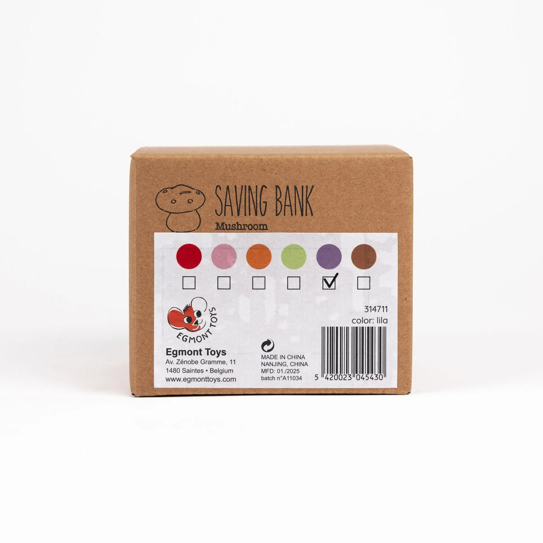 SAVING BANK MUSHROOM LILA