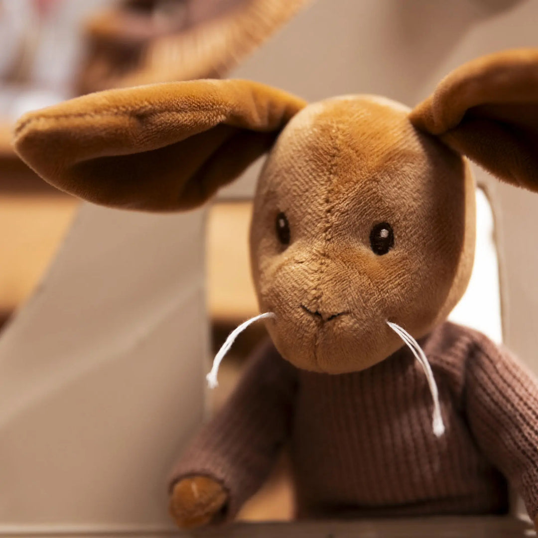 Hug A Rabbit Lenny Lenny Rabbit Plush Toy | Soft Caramel Fur | Egmont Toys