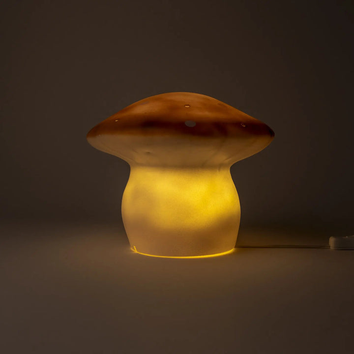 LAMP MUSHROOM MEDIUM CHOCOLATE