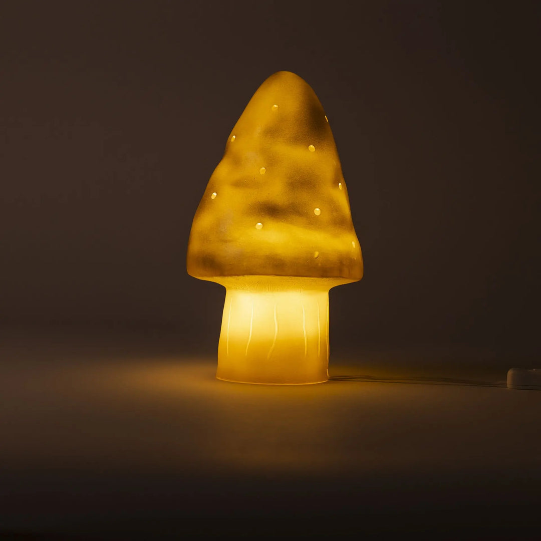 LAMP SMALL MUSHROOM GOLD