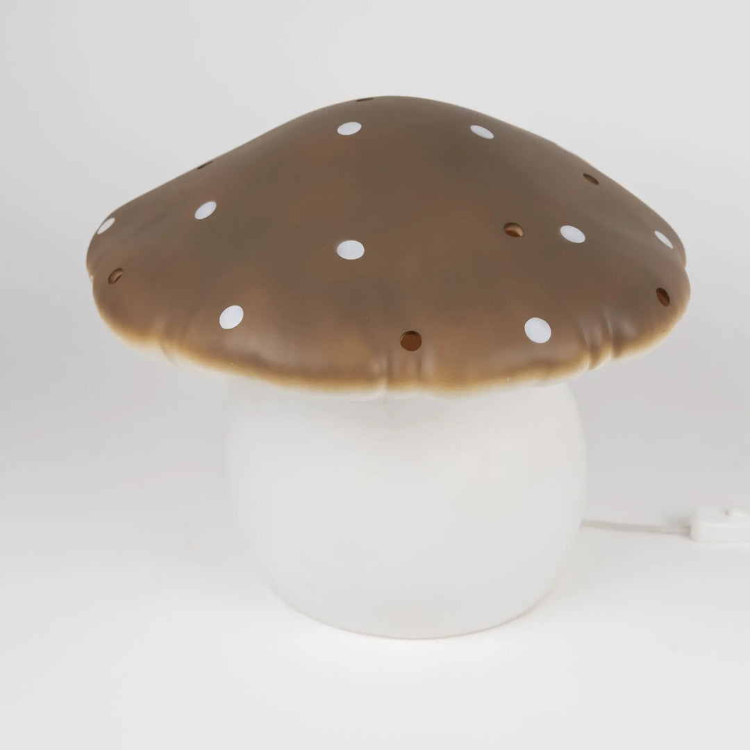 LAMP LARGE MUSHROOM CHOCO