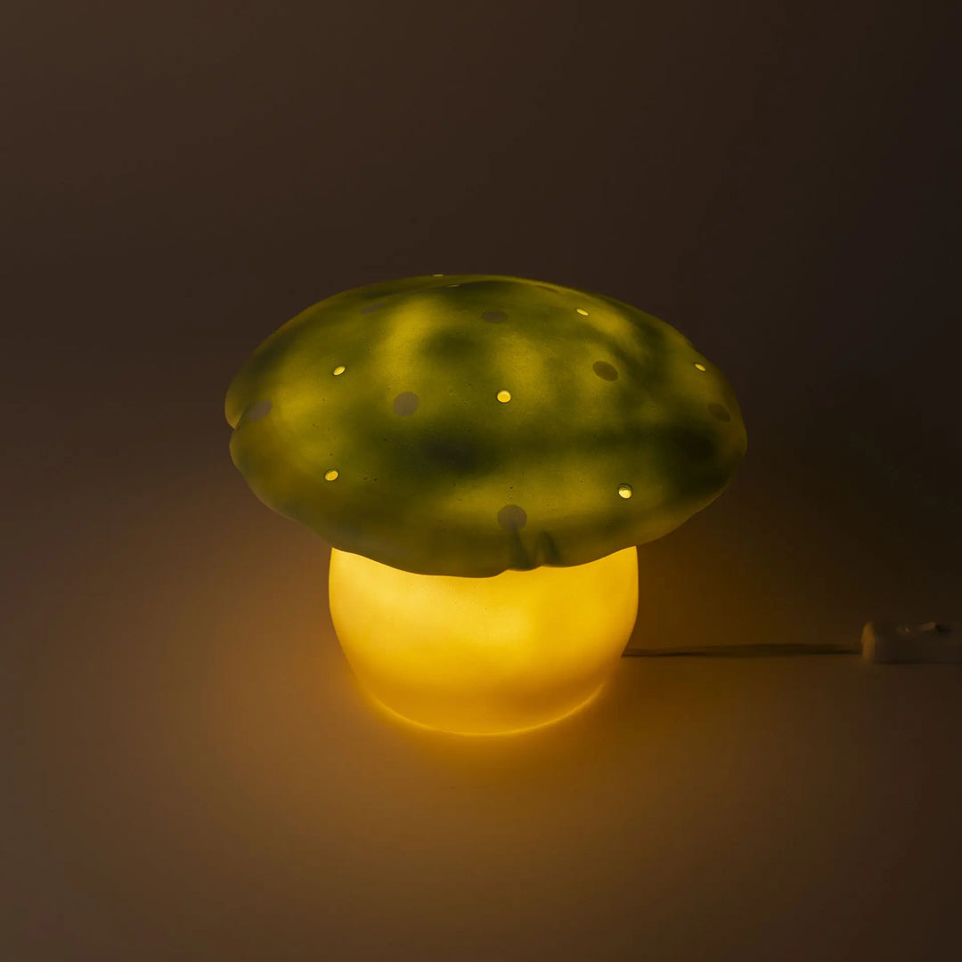 LAMP MUSHROOM MEDIUM ALMOND