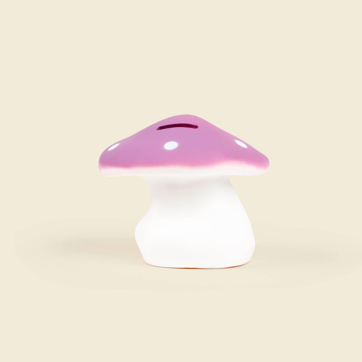 Tirelire Champignon Lilas