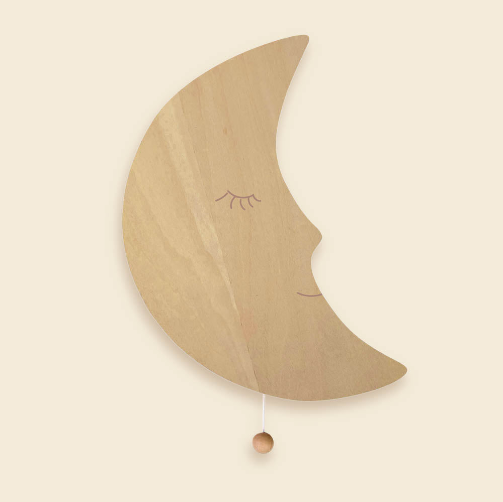 Boîte à musique murale Lune