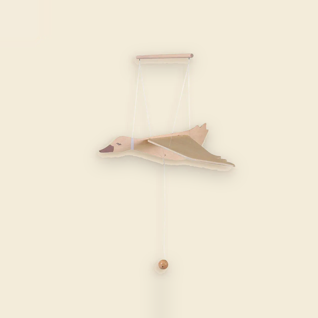 WOODEN FLYING GOOSE