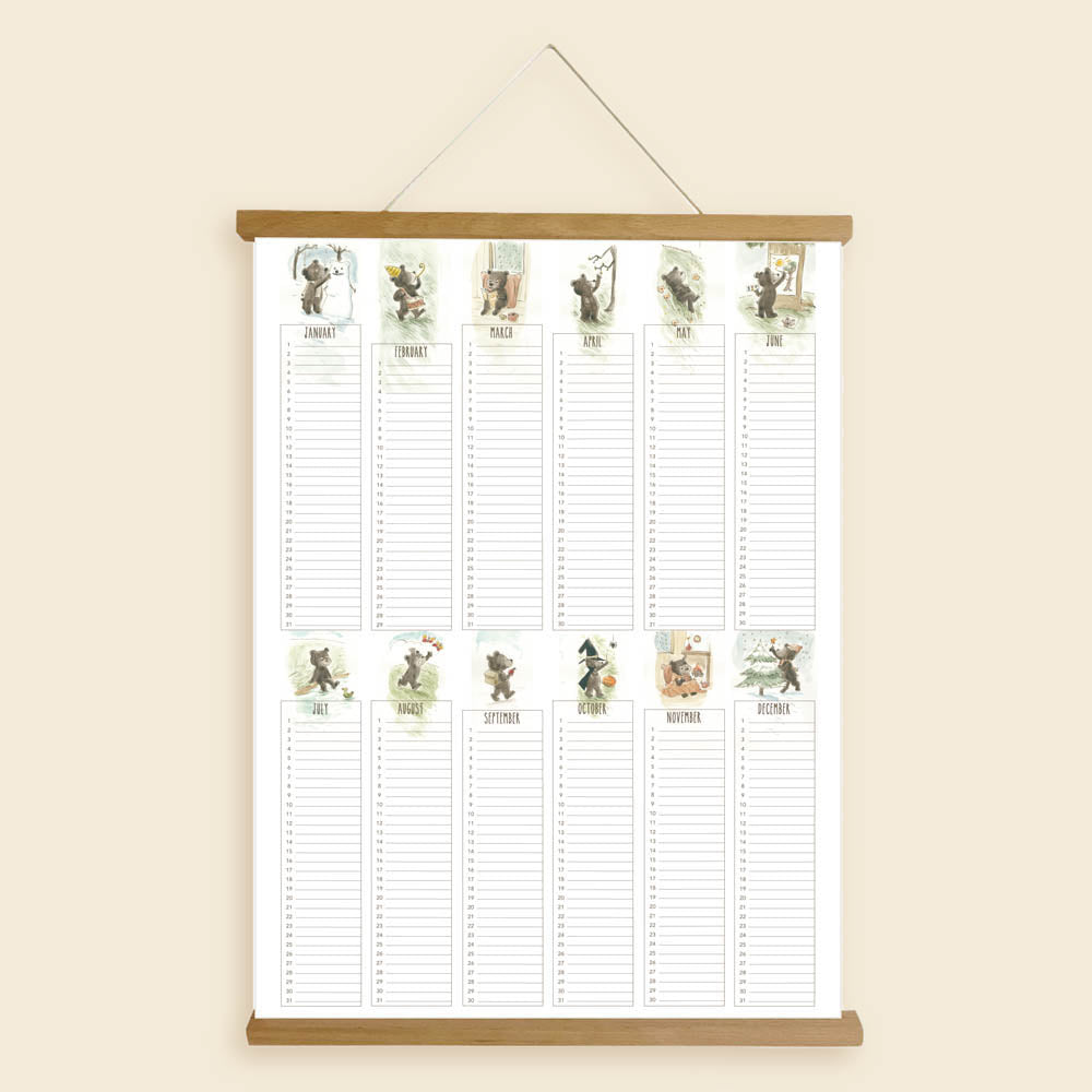Family Calendar Poster