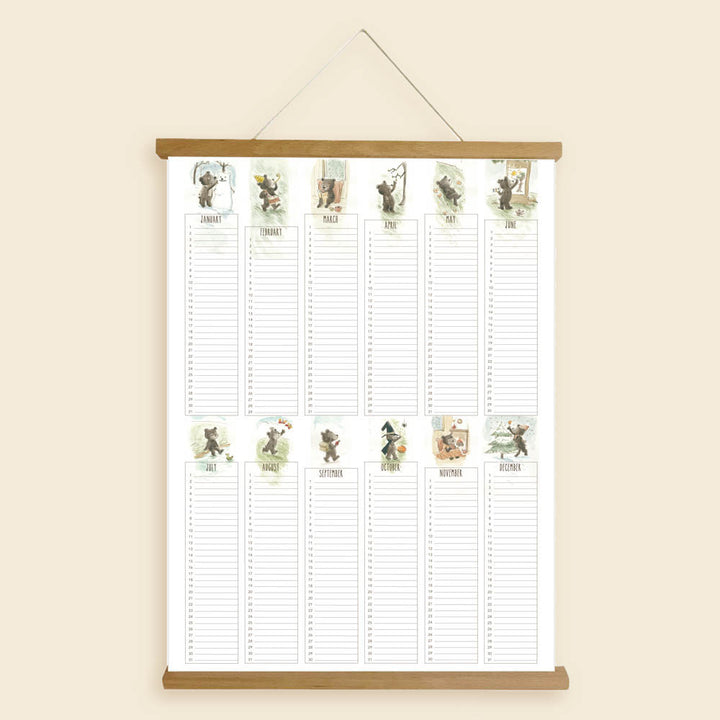Family Calendar Poster