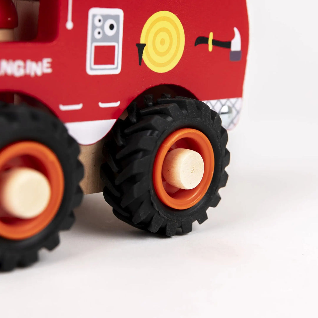 WOODEN FIRE ENGINE