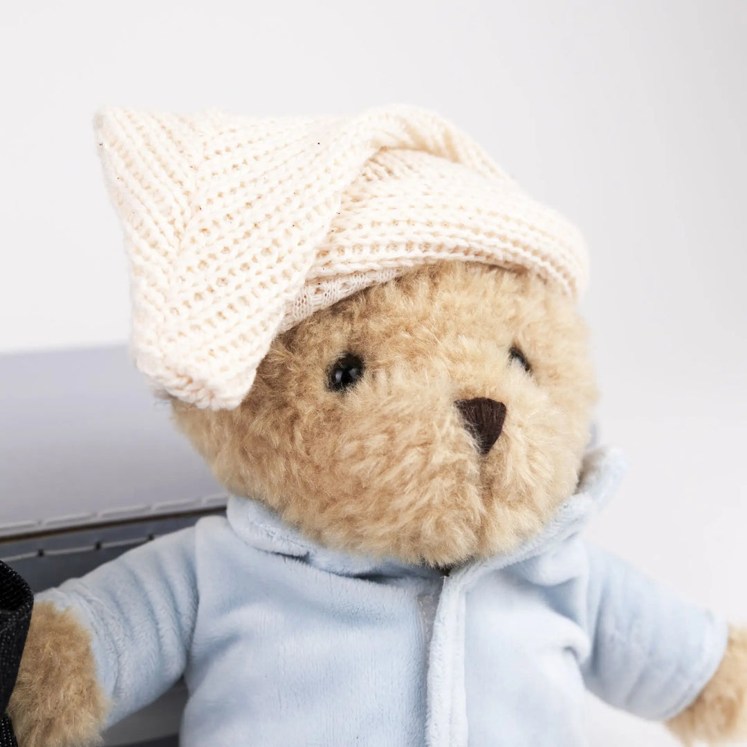 MORRIS WITH CLOTHES IN A CASE