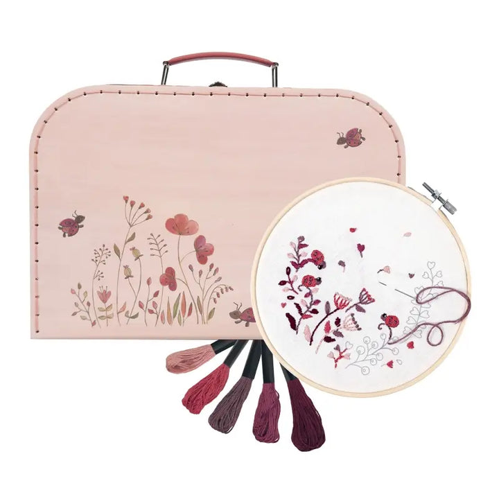 EMBROIDERY KIT LADYBUGS
