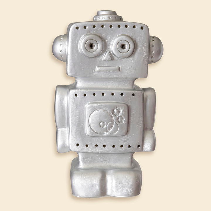 Silver Robot Night Lamp