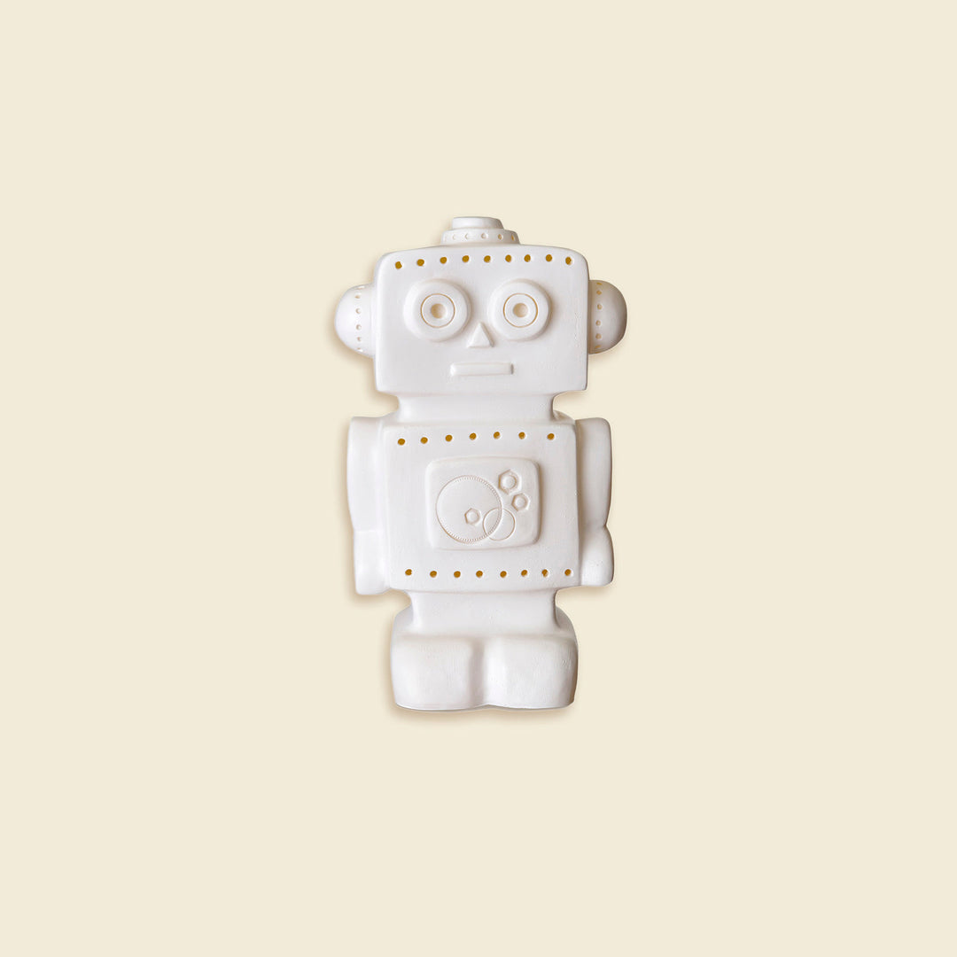 White Robot Night Lamp