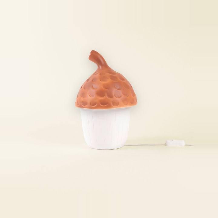Lampe gland, brique rouge