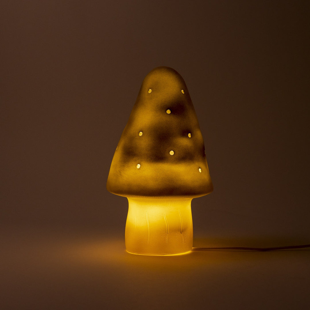 Pilzlampe klein, Bronze Brown