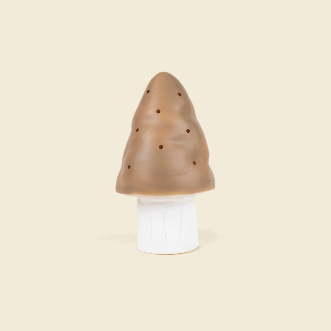 Small Mushroom Night Lamp, Chocolate