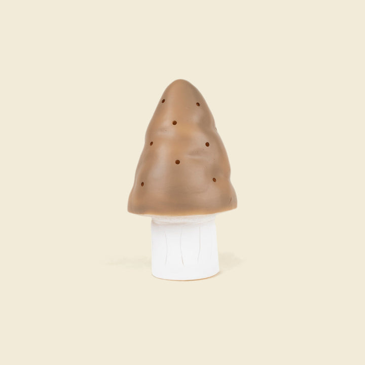 Small Mushroom Night Lamp, Chocolate